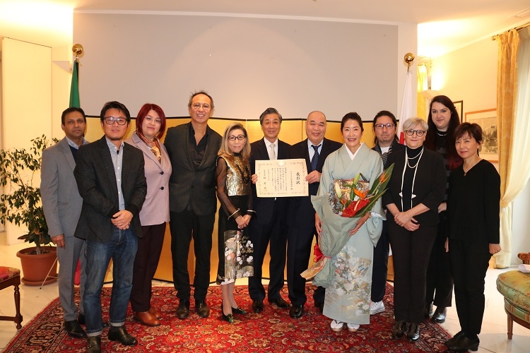 イタリア日本食協会に対する外務大臣表彰式