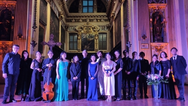 在イタリア邦人音楽家による秋の親睦音楽会への出席