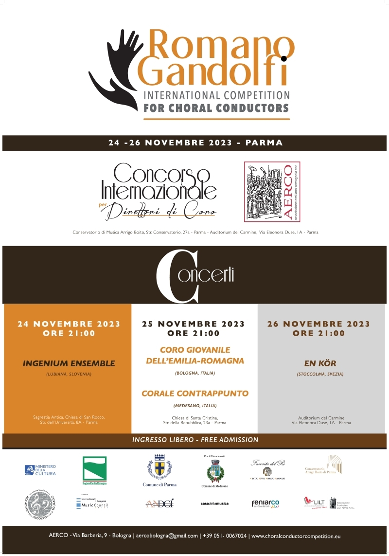 Concorso Internazionale per Direttori di Coro ‘Romano Gandolfi’