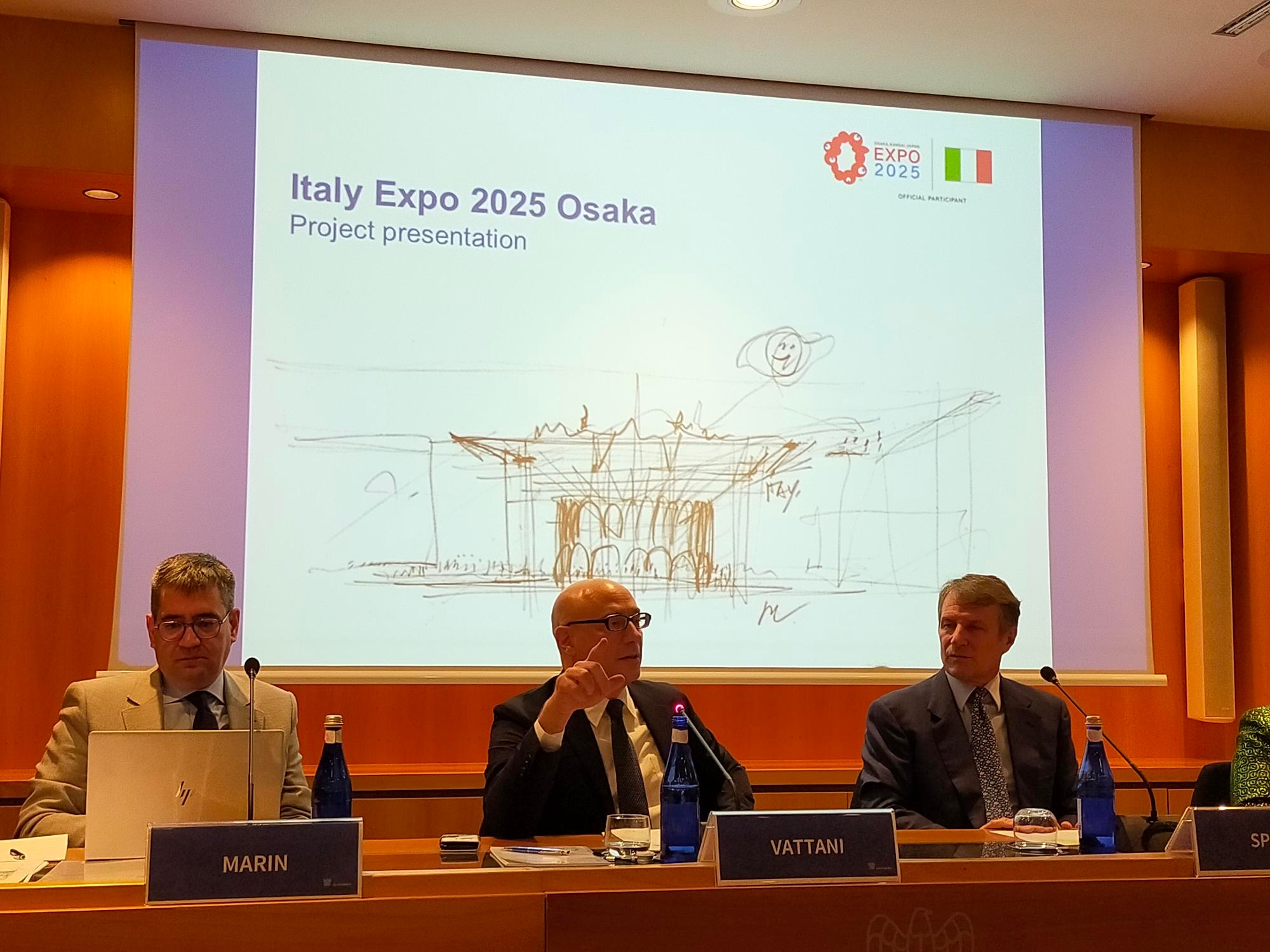 2025年大阪・関西万博（アッソロンバルダと「イタリア館」の協力合意書署名式）