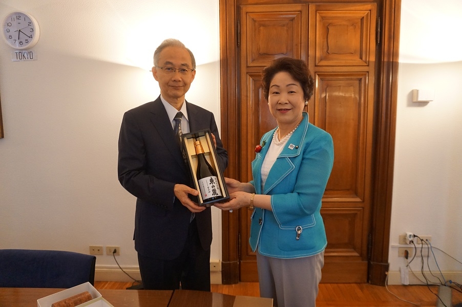 山形県知事との面会