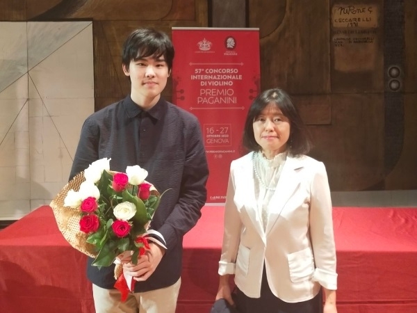 Cerimonia di premiazione del 57° Concorso internazionale di violino Premio Paganini
